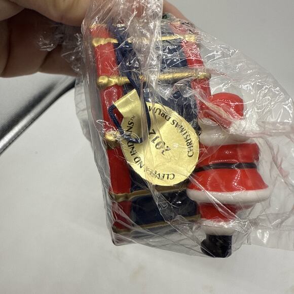 Danbury Mint Cleveland Indians 2012 Christmas Drum Ornament W/Box - Picture 4 of 6